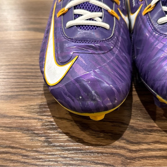 Size 11 Nike Vapor Edge 360 VC Carbon LSU Tigers PE Football Cleats - SAMPLE main image 5